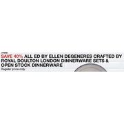 All Ed By Ellen Degeneres Crafted By Royal Doulton London Dinnerware Sets & Open Stock Dinnerware - 40% off