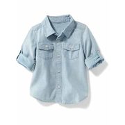 Chambray Pocket Shirt For Toddler Boys - $19.50 ($3.44 Off)
