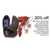 Circus By Sam Edelman, Fergaliciuos, Design Lab, G By Guess And Lucky Brand Women's Footwear  - 20% off
