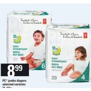 PC Jumbo Diapers - $8.99