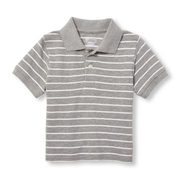 Toddler Boys Short Sleeve Thin Stripe Pique Polo - $6.78 ($10.17 Off)
