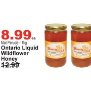 Mat Perude Ontario Liquid Wildflower Honey - $8.99