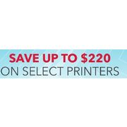 Select Printers - Up to $220.00 off