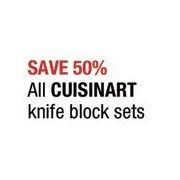 All Cuisinart Knife Block Sets - 50% off