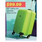 American 20" Carry-On Spinner - $99.99