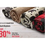 Denverhayes Plush Blankets - $20.99 (30% off)