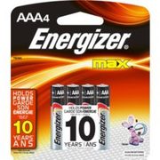 Energizer Max Alkaline Aaa Batteries, 4-pk - $6.59 ($2.90 Off)