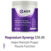 AOR Magnesium Synergy - $36.99