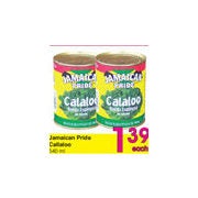 Jamaican Pride Calaloo  - $1.39