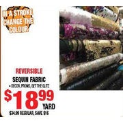 Reversible Sequin Fabric - $18.99/yard ($16.00 off)