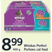 Whiskas Perfect Portions Cat Food - $8.99/900g