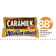 Cadbury Chocolate Bars - $0.88