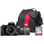 Canon EOS SL3 DSLR 18-55 mm Camera, Bag & 32GB Card Bundle - $599.95