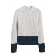 Petite Chunky Color-block Sweater - $103.97 ($41.03 Off)
