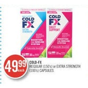 Cold-Fx Regular Or Extra Strength Capsules - $49.99