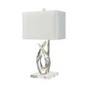 Dimond Lighting Savoie Table Lamp In Sky With Faux Silk Shade - $230.99 ($99.00 Off)