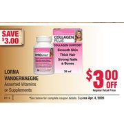 Lorna Vanderhaeghe Vitamins Or Supplements - $3.00 off