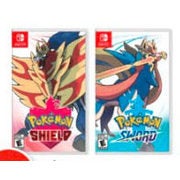Pokemon Shield or Sword for Nintendo Switch - $79.999