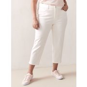 Mid-rise Cropped Slim Leg Jeans - Addition Elle - $11.98 ($7.99 Off)