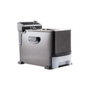 Paderno Black Stainless Steel Kitchen Appliances - 3.5L Auto-Drain Deep Fryer - $149.99 ($50.00 off)