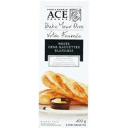 ACE Baker Your Own White Demi Baguette - 2/$8.00
