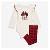 Disney Minnie Mouse Bodysuit & Pant Set In Ivory - $19.94 ($4.06 Off)