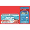 Aspirin Coated Daily Low Dose Tablets or Aleve Caplets or Arthritis Pain Caplets or Liquid Gel Capsules - $16.99