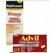 Advil Cold Caplets or Robitussin Cough Syrup - Up to 25% off