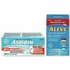 Aspirin Coated Daily Low Dose Tablets or Aleve Caplets or Arthritis Pain Caplets or Liquid Gel Capsules - $18.99
