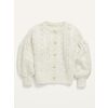 Cozy Pointelle Blouson-Sleeve Cardigan Sweater For Girls - $23.97 ($19.02 Off)