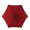 Style Selections 7.5' Market Umbrella - Red - $59.99