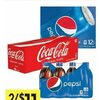 Coca-Cola or Pepsi Soft Drinks  - 2/$11.00