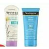 Aveeno Sensitive Skin, Neutrogena Hydro Boost or Sheer Zinc Sun Care Products - $13.99
