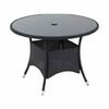 Andre Aluminium Frame, Weather Resistant Polyrattan With Tempered Black Glass Top - $245.00 (30% off)