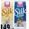 Silk Refrigerated Beverages - $4.49