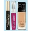 L'oréal Voluminous Mascara, Rimmel London Stay Glossy Lip Gloss or Maybelline New York Fit Me Makeup Products - $7.99