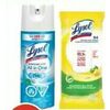 Lysol Disinfecting Wipes or Spray - $5.99