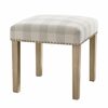 Bee & Willow™ Ava Upholstered Gingham Ottoman In Sage Grey - $53.99 (36.01 Off)