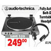 Audio-Technica Fully Automatic Belt-Drive Turntable With Headphones - $249.00 ($20.00 off)