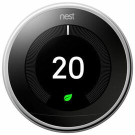 Google Nest Wi-Fi Smart Learning Thermostat (3rd Generation) - Polished Steel