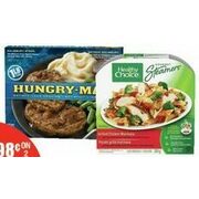 Hungry-Man or Healthy Choice Gourmet Steamers - 2/$7.00 (Up to $0.98 off)