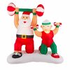 Gemmy Inflatable Santa Workout Scene - $129.99 (Up to $40.00 off)