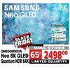 Samsung Neo 8K QLED Quantum HDR 64X - 65" - $2498.00