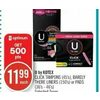 U by Kotex Click Tampons, Barely There Liners Or Pads  - $11.99