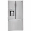 LG 36" 26.2 Cu Ft French Door Refrigerator w/ Water & Ice Dispenser (LFXS26973S) -Smudge Resistant Stainless Steel
